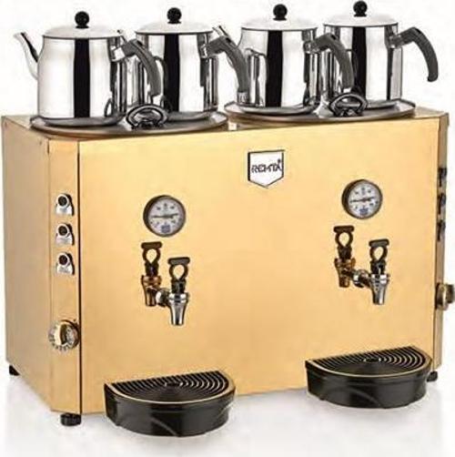 Master Elektrikli 46 Litre Dört Demlikli Çay Kazanı Makinesi