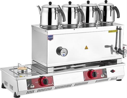 85 Model 4 Demlikli Doğalgazlı (CE) + Elektrikli Çay Ocağı 43 lt