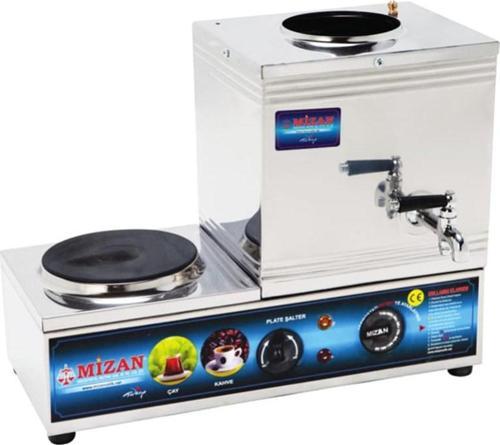 15 Lik Elektrikli 10 Litre 1 Demlikli Çay Kazanı  Çay Ocağı