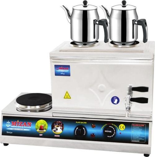 25 Lik Elektrikli 20 Litre 2 Demlikli Çay Kazanı DEMLİK HEDİYELİ