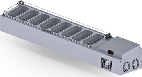 Set Üstü Saladbar Pleksi Kapak GN 1/4-150: 8 Adet