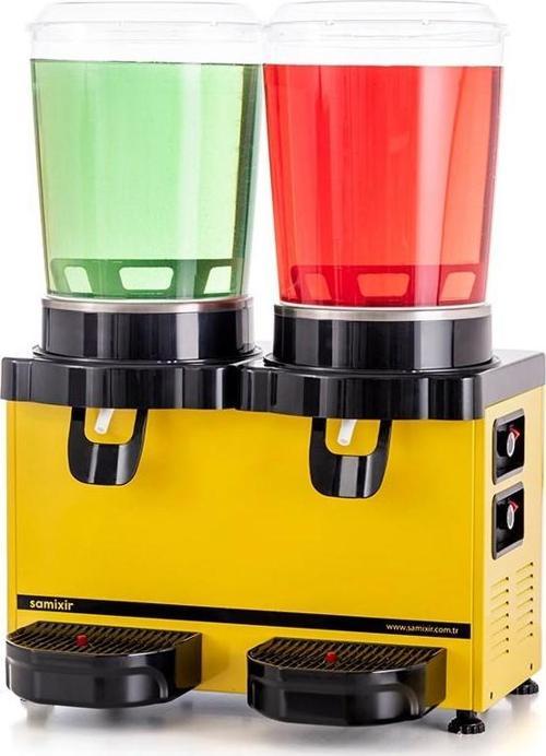 Twin Panoramik Analog 10+10 Lt Soğutuculu İçecek Dispenseri Makinesi MM20-AY