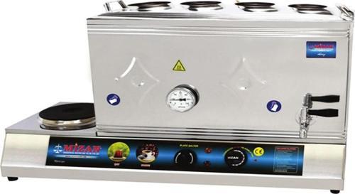 80 Lik Elektrikli 60 Litre 4 Demlikli Çay Kazanı
