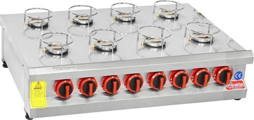 Tüplü 8 Ocaklı Künefe Ocağı Makinesi