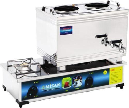 25 Lik Tüplü 20 Litre 2 Demlikli Çay Kazanı