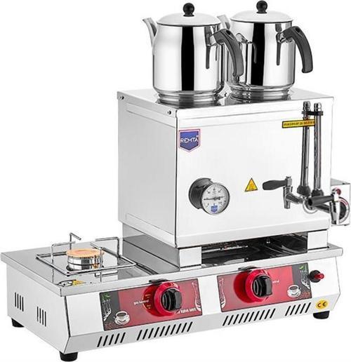 30 Model 2 Demlikli Tüplü(CE) + Elektrikli Çay Ocağı 24 lt