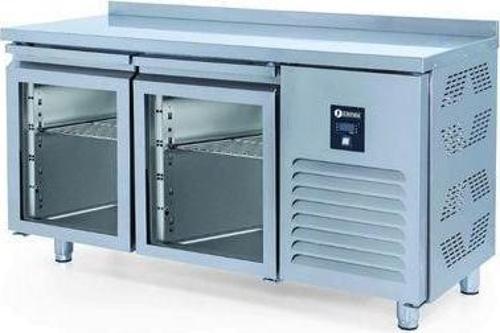 Tezgah Tip Gn Buzdolabı 2 Cam Kapılı