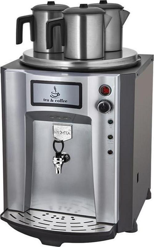 Premium Otomatik Su Alma 40 Litre Üç Demlikli Çay Kazanı Makinesi