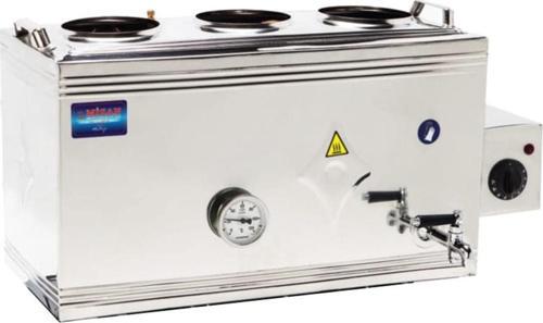 60 Lık Gazlı + Elektrikli 40 Litre Üst Çay Kazanı - Üst Kazan