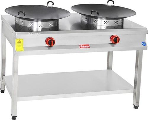 Doğalgazlı Çiftli 55 Lik Ayaklı Sac Kavurma Ocağı