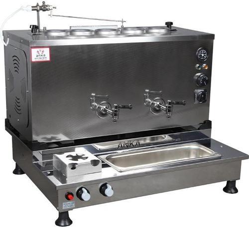  Anka Pro Plus Otomatik Çay Kazanı 5 Demlikli 50 Litre Inox Elektrikli Tüplü