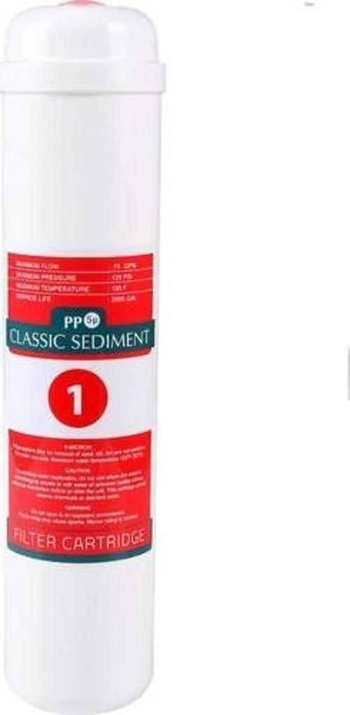 Su Arıtma Cihazı Inline 5 Mikron Sediment Spun Filtre Kapalı Kasalı Cihazlar Için 1. Aşama Filtresi