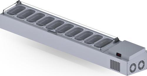 Set Üstü Saladbar Pleksi Kapak GN 1/4-150: 10 Adet