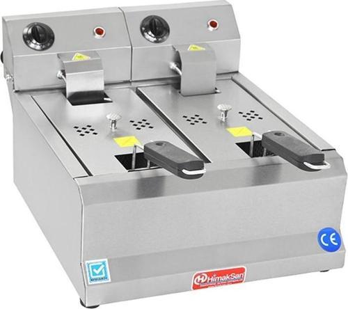 5000 Watt Çiftli 3+3 Lt Elektrikli Fritöz HMK-FE3+3