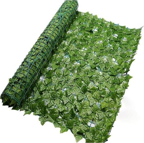 Yapay Çit Yapay Sarmaşık Asma Yaprağı Dekorasyonu , Paravan Yapay Sarmaşık, 100x300 Cm 20cırt