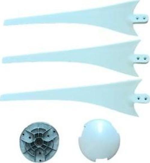 İsta-Breeze 50 Cm Kompozit Kanat Ve Burun Flanş Seti 3'Lü Set Beyaz