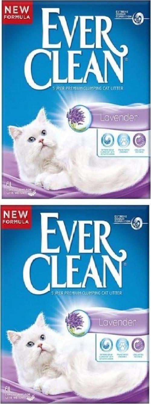 Lavander Topaklaşan Kedi Kumu 6 lt x 2 Adet
