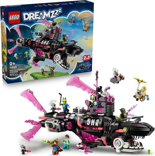 ® Dreamzzz™ Kabus Köpek Balığı Denizaltısı 71500 - 9+ Yaratıcı Oyuncak Yapım Seti (1413 Parça)