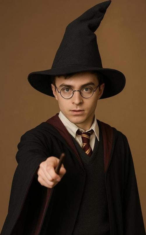 Nessiworld  Harry Potter Seçmen Şapkası Siyah Renk