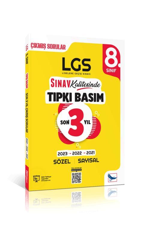 Sınav 2023 - 2022 - 2021 LGS Tıpkı Basım Deneme Kitabı