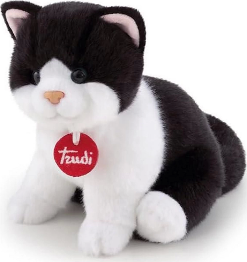 Nessiworld Trudi Peluş Siyah Beyaz Kedi 20 cm