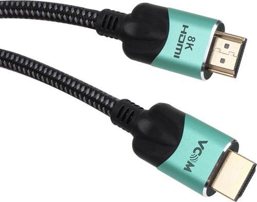 Siyah Gümüş 1.5 Metre 2.1V Hdmi-M-Hdmi-M Kablo