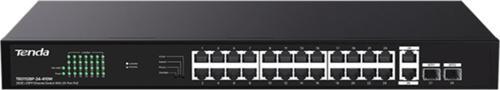 24 Port Poe+ 10-100-1000 2 Port SFP 2 Port Uplink Switch Çelik Kasa