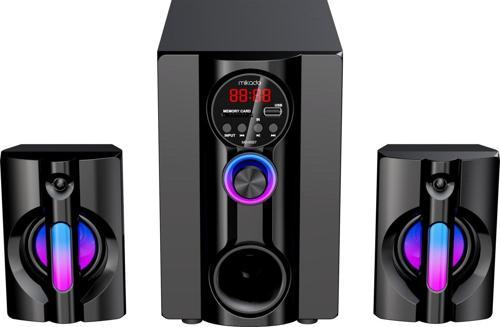 2+1 20W Siyah Multimedya FM-BT-SD-USB Speaker Hoparlör Kumandalı