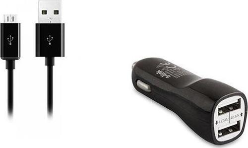 2.1 Amper Micro Usb Akıllı Telefonlar 2in1 Araba Şarjı ve Kablosu