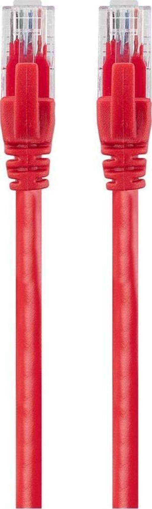 1 Metre Cat6 Kırmızı Utp Patch Kablo Ethernet Kablosu