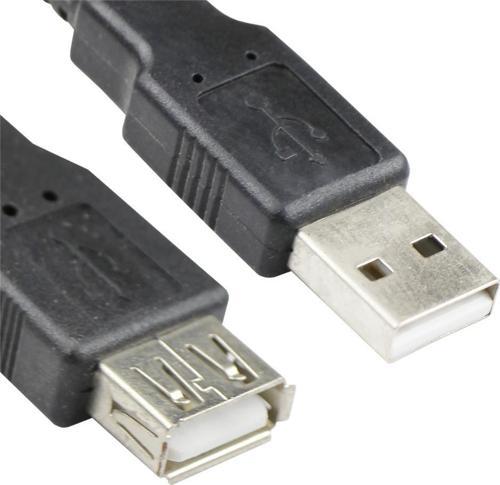 Siyah 5 Metre Usb 2.0 Uzatma Kablosu