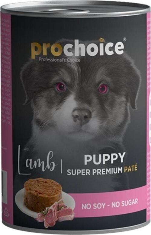 Pro Choice Kuzu Etli Şekersiz Ezme Yavru Köpek Konservesi 400gr