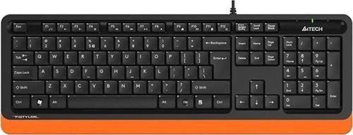 A4 Tech USB Kablolu Multimedia Klavye Turuncu Q Türkçe