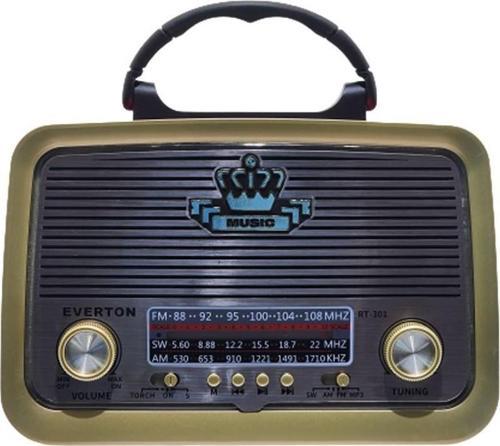 Bluetooth - USB - SD Cart - FM Şarjlı Nostaljik Radyo El Fenerli