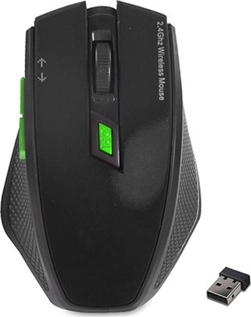 SİYAH USB 2.4 GHZ Optik Kablosuz Mouse