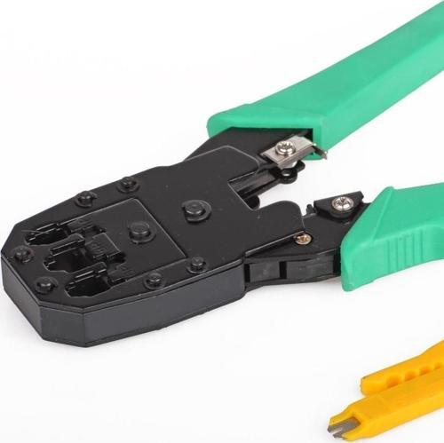 8p + 6p + 4p Kablo Sıkma Pensesi RJ45 - RJ11 Jack Çakma Ağ Pensesi