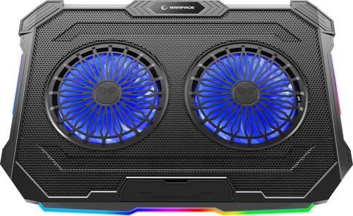 RGB Işıklı 2 Fanlı Yükseklik Ayarlı 125 *125*15 2 USB Port Notebook Soğutucu