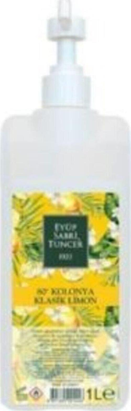 1 Litre Pet Pompalı Limon Kolonyası
