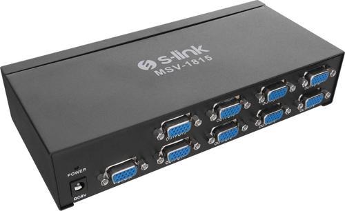 1 Bilgisayar - 8 Monitör 150mhz Vga Çoklayıcı
