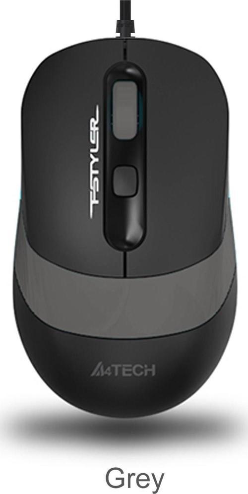 A4 Tech Usb Fstyler Gri Optik 1600 Dpi Kablolu Mouse