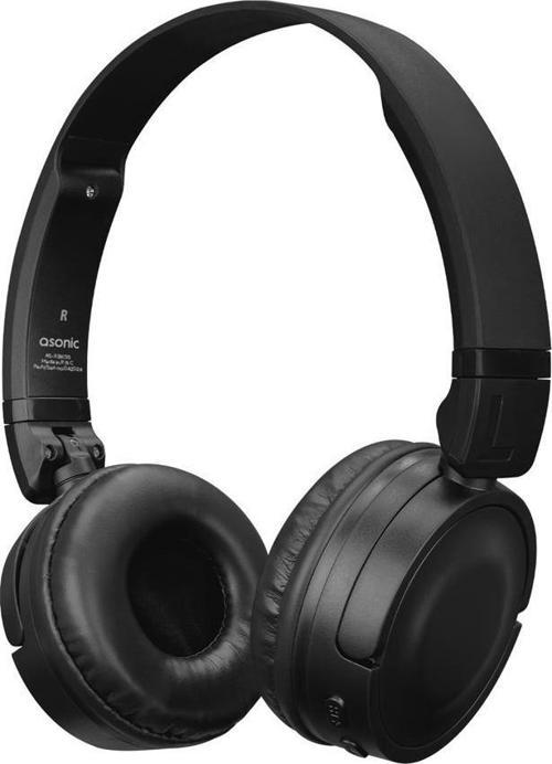 Siyah TF Kart Özellikli Bluetooth Kulaklık
