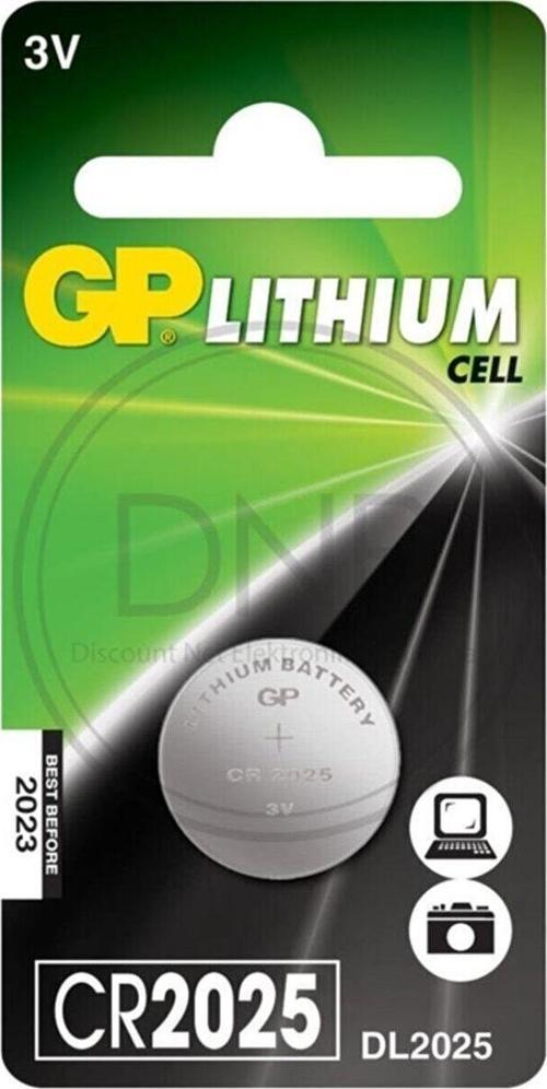 3V Lityum Düğme Pil Tekli Paket CR2025