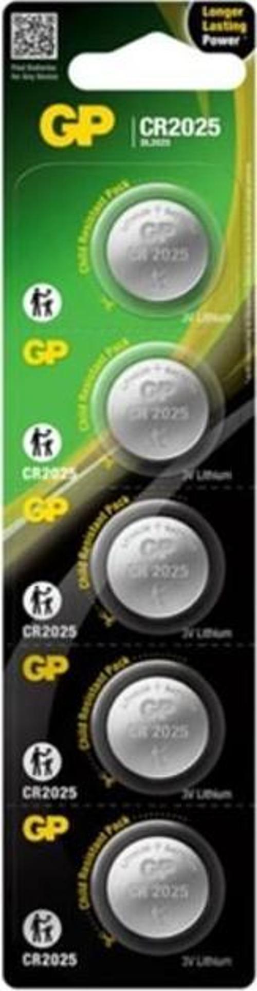 CR2025-C5 3V Lityum Düğme Pil 5 Li Paket