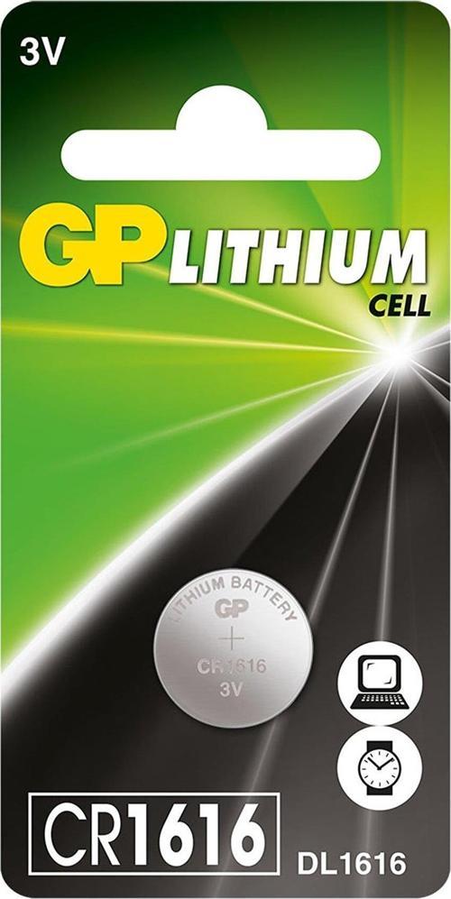 CR1616 3V Lityum Düğme Pil Tekli Paket