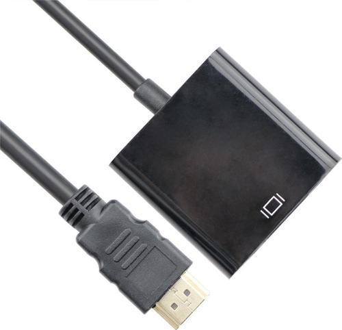 Siyah Hdmi Erkek To Vga Dişi Dönüştürücü