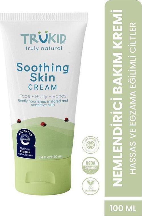 Trubaby Soothing Skin Cream 100 ml - Egzamalı Ciltler Için Doğal Bakım