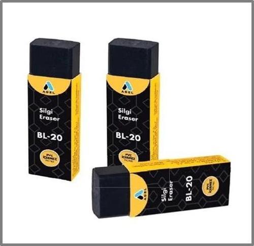 Blackline Pastel Silgi Siyah - 3 adet