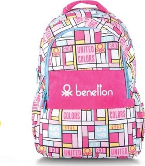 Benetton Sırt Çantası Kod:76110 Okul Çantası Lisanslı Orijinal