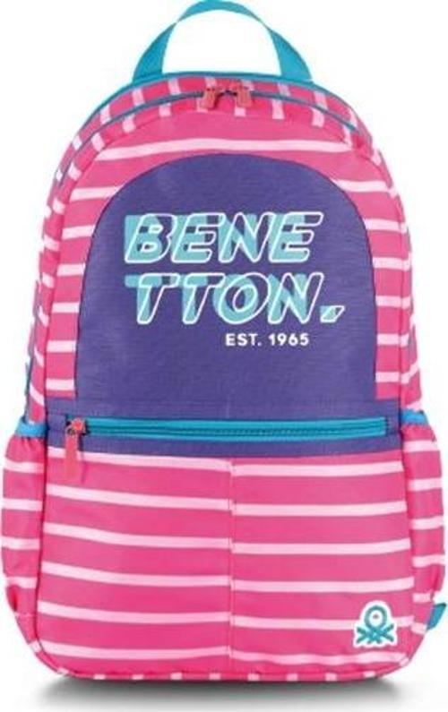 Benetton Sırt Çantası Pembe Kod:03752 Okul Çantası Lisanslı Orijinal