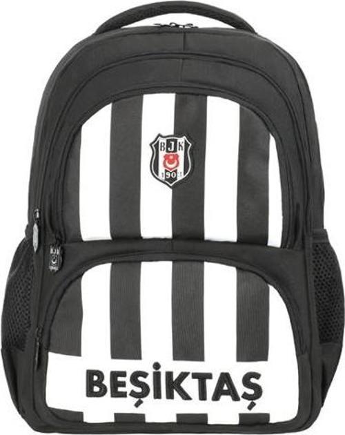 Beşiktaş Lisanslı Çubuklu Okul Çantası Sırt Çantası Kod:25339 Orijinal